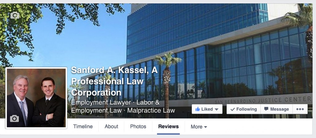  SANFORD A. KASSEL, A Professional Law Corporation - Facebook Client Reviews