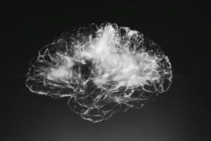 Abstract representation of a brain