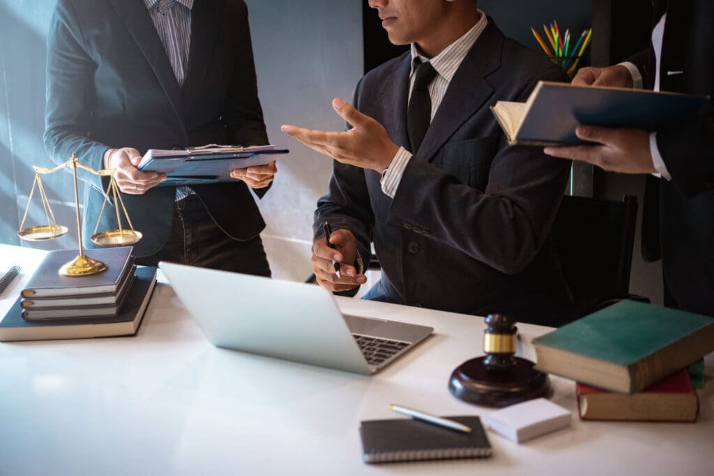 Legal Staff Prepping a case for trial