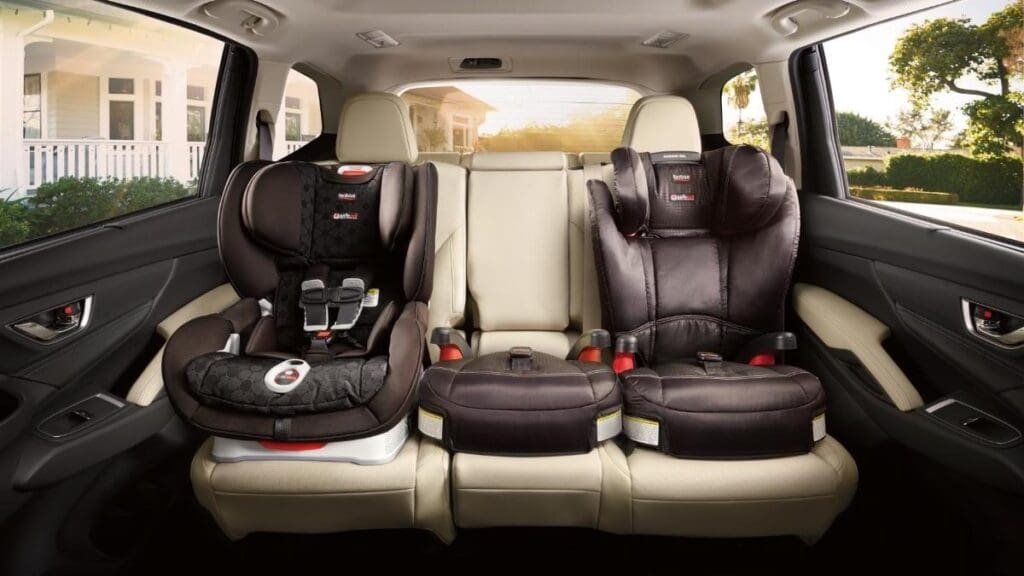 SANFORD A. KASSEL, APLC | California Products Liability Attorney | 3 children's car seats installed in an SUV