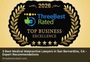 Three Best Rated Medical Malpractice Lawyers in San Bernardino CA